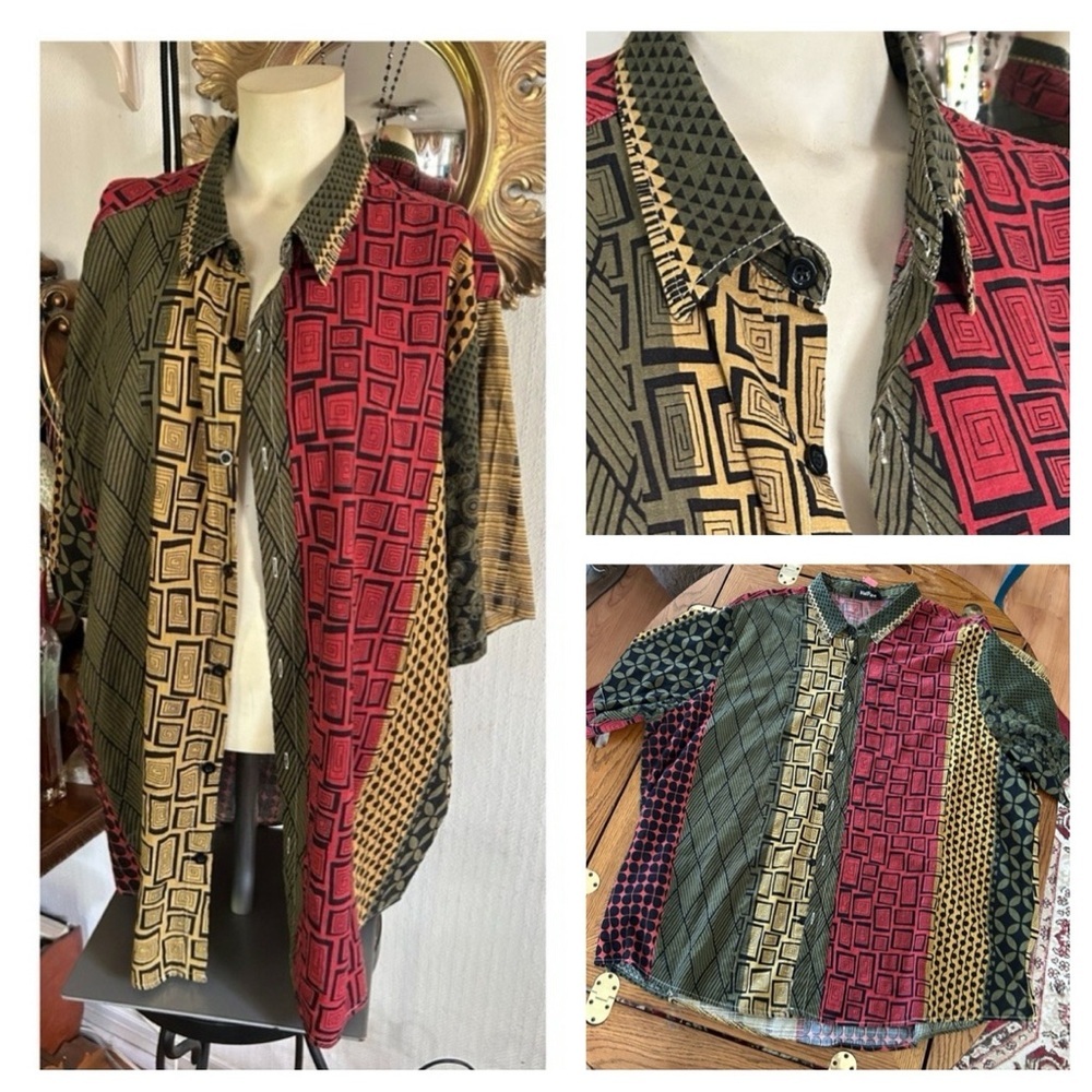 Multi Pattern Shirt - Picture 2 of 14
